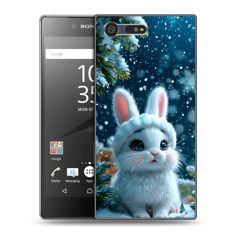 Пластиковый чехол на Sony Xperia X Compact с принтом Новый год Пластиковый чехол на Sony Xperia X Compact с принтом Новый год