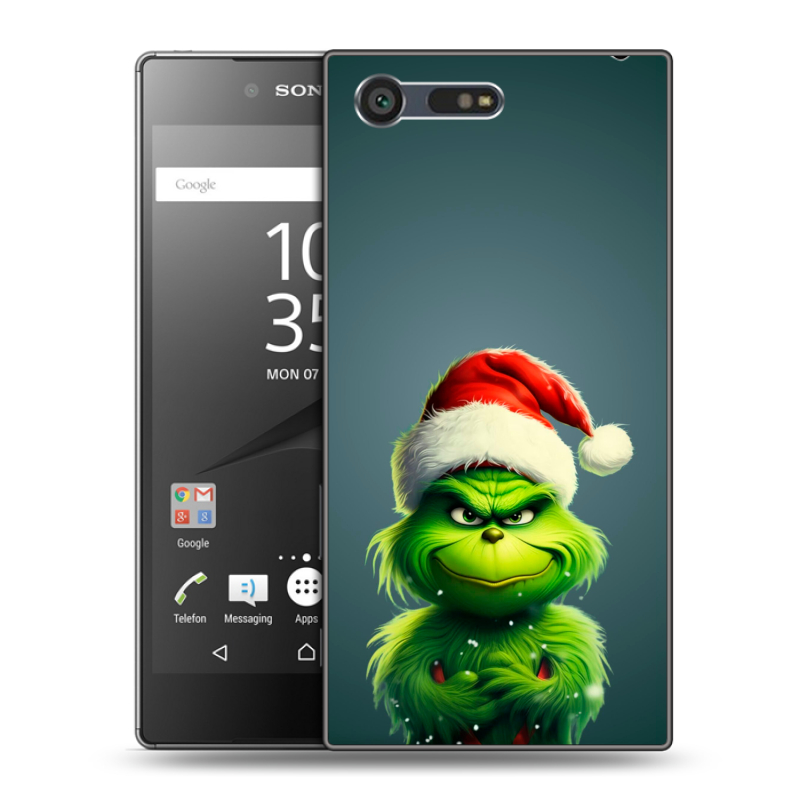 Пластиковый чехол на Sony Xperia X Compact с принтом Новый год Пластиковый чехол на Sony Xperia X Compact с принтом Новый год