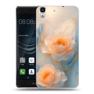 Силиконовый чехол на Huawei Y6II с принтом Женский Силиконовый чехол на Huawei Y6II с принтом Женский