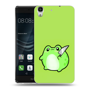 Силиконовый чехол на Huawei Y6II с принтом Лягушенок Силиконовый чехол на Huawei Y6II с принтом Лягушенок