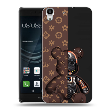 Силиконовый чехол на Huawei Y6II с принтом Луи робот Силиконовый чехол на Huawei Y6II с принтом Луи робот