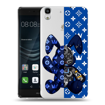 Силиконовый чехол на Huawei Y6II с принтом Луи робот