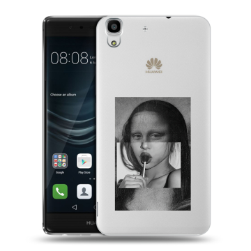 Силиконовый чехол на Huawei Y6II с принтом Мона Лиза