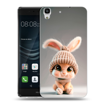Силиконовый чехол на Huawei Y6II с принтом Кролик Силиконовый чехол на Huawei Y6II с принтом Кролик