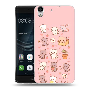 Силиконовый чехол на Huawei Y6II с принтом Hello Kitty Хелоу Кити Силиконовый чехол на Huawei Y6II с принтом Hello Kitty Хелоу Кити