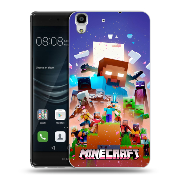 Силиконовый чехол на Huawei Y6II с принтом Майнкрафт Minecraft Силиконовый чехол на Huawei Y6II с принтом Майнкрафт Minecraft