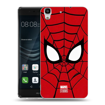 Силиконовый чехол на Huawei Y6II с принтом человек паук spiderman Силиконовый чехол на Huawei Y6II с принтом человек паук spiderman