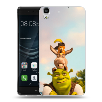 Силиконовый чехол на Huawei Y6II с принтом Шрек Shrek
