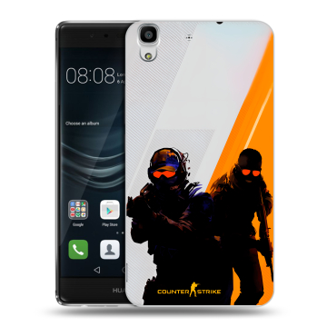 Силиконовый чехол на Huawei Y6II с принтом Контер страйк Counter strike Силиконовый чехол на Huawei Y6II с принтом Контер страйк Counter strike