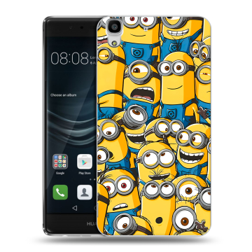 Силиконовый чехол на Huawei Y6II с принтом Миньоны Силиконовый чехол на Huawei Y6II с принтом Миньоны
