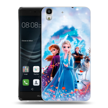 Силиконовый чехол на Huawei Y6II с принтом Холодное сердце Frozen Силиконовый чехол на Huawei Y6II с принтом Холодное сердце Frozen
