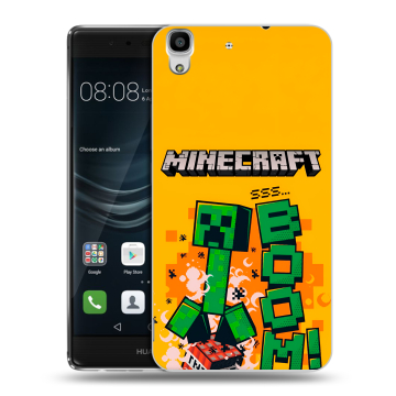 Силиконовый чехол на Huawei Y6II с принтом Майнкрафт Minecraft Силиконовый чехол на Huawei Y6II с принтом Майнкрафт Minecraft