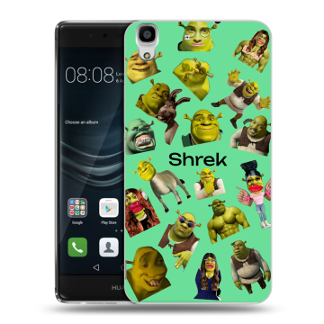 Силиконовый чехол на Huawei Y6II с принтом Шрек Shrek