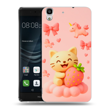 Силиконовый чехол на Huawei Y6II с принтом для девочек