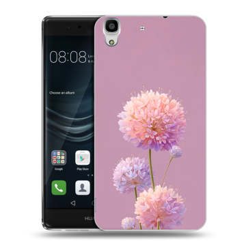 Силиконовый чехол на Huawei Y6II с принтом Цветы