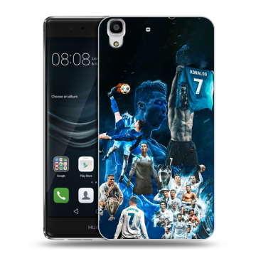 Силиконовый чехол на Huawei Y6II с принтом Реал Роналдо Силиконовый чехол на Huawei Y6II с принтом Реал Роналдо