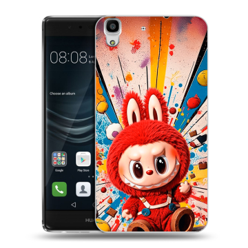 Силиконовый чехол на Huawei Y6II с принтом Labubu Лабубу Силиконовый чехол на Huawei Y6II с принтом Labubu Лабубу