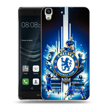 Силиконовый чехол на Huawei Y6II с принтом Chelsea Челси