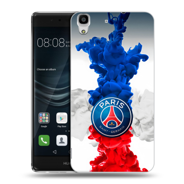 Силиконовый чехол на Huawei Y6II с принтом PSG ПСЖ