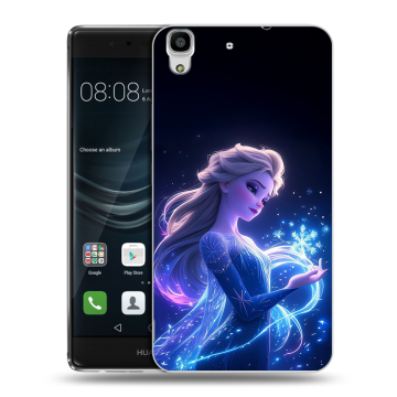Силиконовый чехол на Huawei Y6II с принтом Холодное сердце Frozen Силиконовый чехол на Huawei Y6II с принтом Холодное сердце Frozen