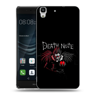 Силиконовый чехол на Huawei Y6II с принтом Death note Тетрадь смерти Силиконовый чехол на Huawei Y6II с принтом Death note Тетрадь смерти