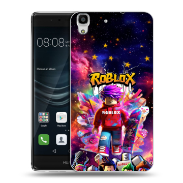 Силиконовый чехол на Huawei Y6II с принтом Roblox Роблокс Силиконовый чехол на Huawei Y6II с принтом Roblox Роблокс