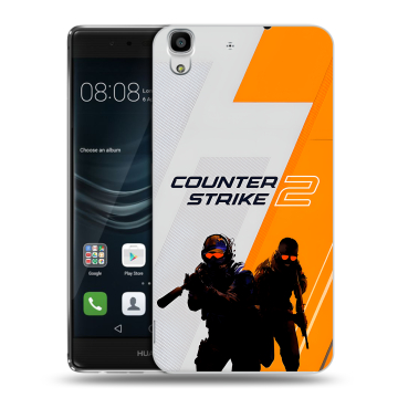 Силиконовый чехол на Huawei Y6II с принтом Counter Strike Силиконовый чехол на Huawei Y6II с принтом Counter Strike