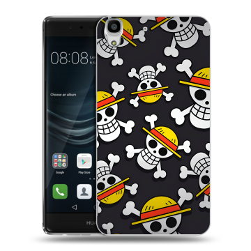 Силиконовый чехол на Huawei Y6II с принтом One Piece Ван Пис