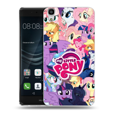 Силиконовый чехол на Huawei Y6II с принтом My little pony Дружба чудо