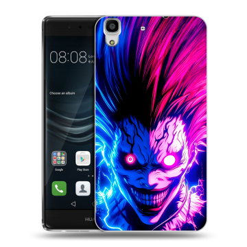 Силиконовый чехол на Huawei Y6II с принтом Death note Тетрадь смерти