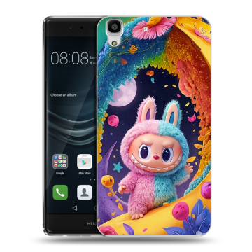 Силиконовый чехол на Huawei Y6II с принтом Labubu Лабубу Силиконовый чехол на Huawei Y6II с принтом Labubu Лабубу