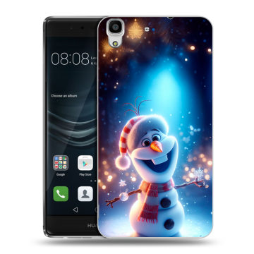 Силиконовый чехол на Huawei Y6II с принтом Новый год