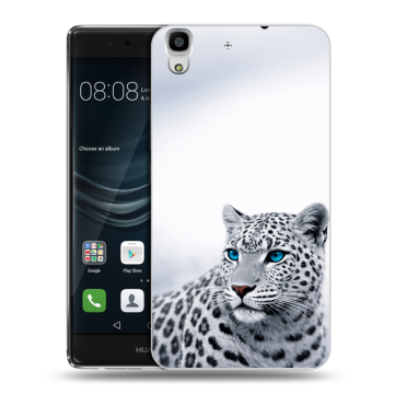 Силиконовый чехол на Huawei Y6II с принтом женский