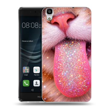 Силиконовый чехол на Huawei Y6II с принтом для девочек