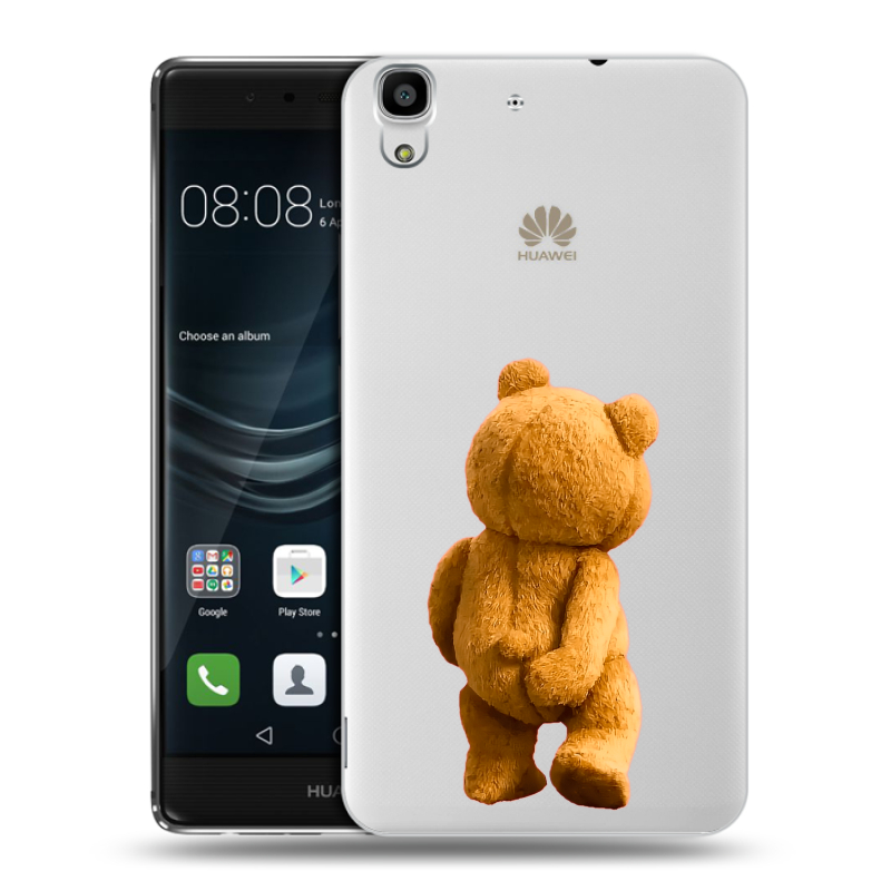 Пластиковый чехол на Huawei Y6II с принтом Медведь Пластиковый чехол на Huawei Y6II с принтом Медведь