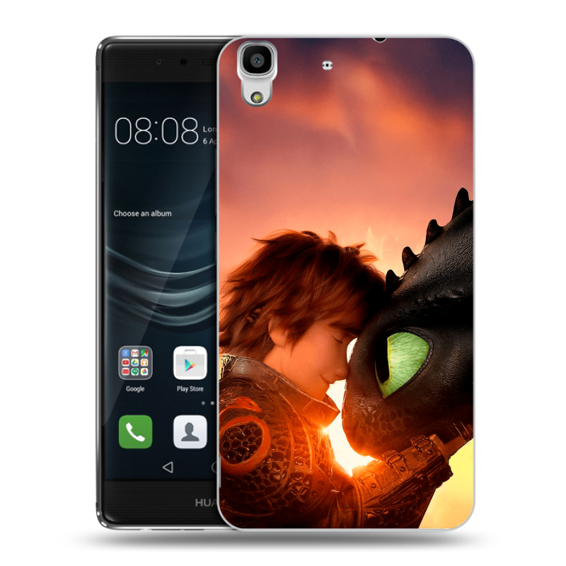 Силиконовый чехол на Huawei Y6II с принтом Как приручить дракона Силиконовый чехол на Huawei Y6II с принтом Как приручить дракона