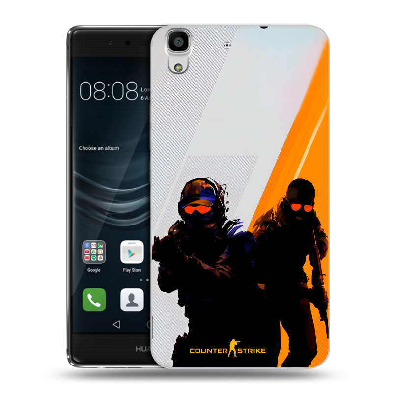 Силиконовый чехол на Huawei Y6II с принтом Контер страйк Counter strike Силиконовый чехол на Huawei Y6II с принтом Контер страйк Counter strike
