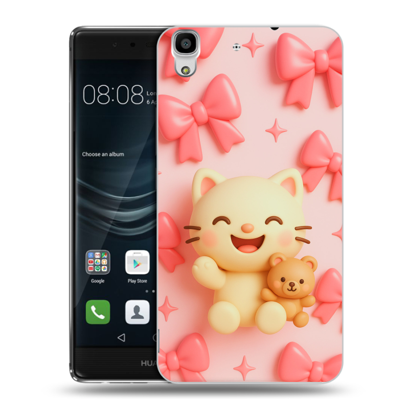 Силиконовый чехол на Huawei Y6II с принтом для девочек Силиконовый чехол на Huawei Y6II с принтом для девочек