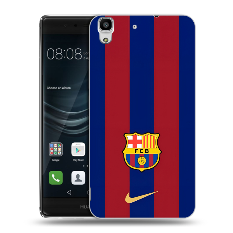 Силиконовый чехол на Huawei Y6II с принтом Барселона Barcelona Силиконовый чехол на Huawei Y6II с принтом Барселона Barcelona