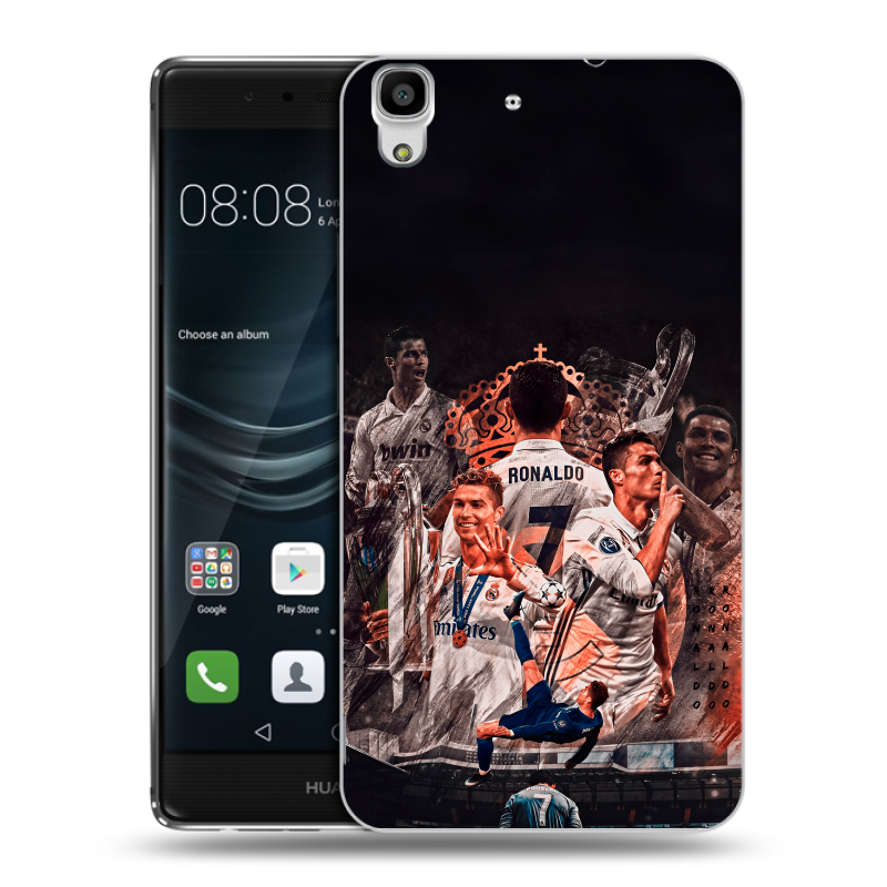 Пластиковый чехол на Huawei Y6II с принтом Реал Роналдо Real Ronaldo Пластиковый чехол на Huawei Y6II с принтом Реал Роналдо Real Ronaldo
