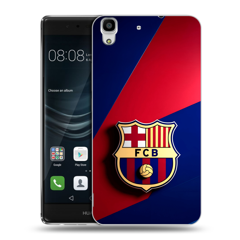 Силиконовый чехол на Huawei Y6II с принтом Барселона Barcelona Силиконовый чехол на Huawei Y6II с принтом Барселона Barcelona
