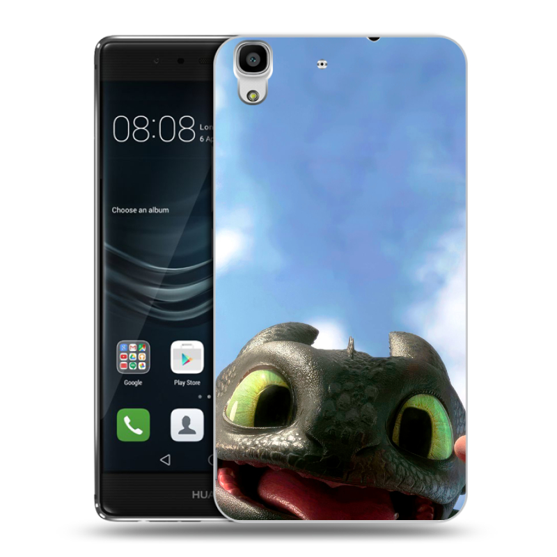 Силиконовый чехол на Huawei Y6II с принтом Как приручить дракона Силиконовый чехол на Huawei Y6II с принтом Как приручить дракона