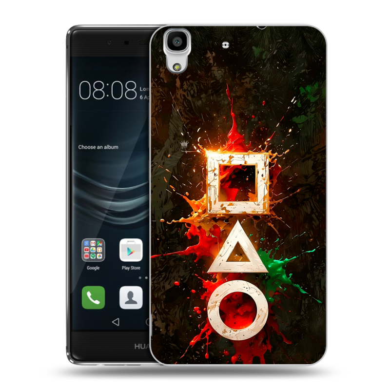 Пластиковый чехол на Huawei Y6II с принтом Squid Game Игра кальмара Пластиковый чехол на Huawei Y6II с принтом Squid Game Игра кальмара