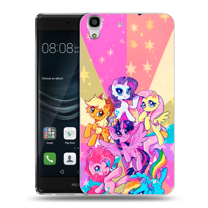 Силиконовый чехол на Huawei Y6II с принтом My little pony Дружба чудо Силиконовый чехол на Huawei Y6II с принтом My little pony Дружба чудо