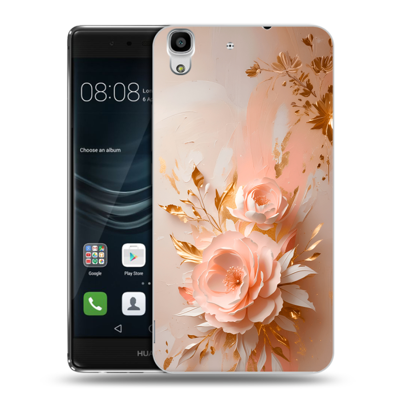 Силиконовый чехол на Huawei Y6II с принтом женский Силиконовый чехол на Huawei Y6II с принтом женский