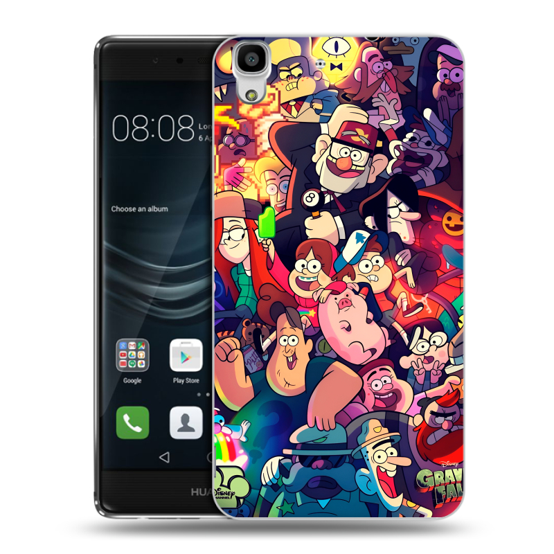 Силиконовый чехол на Huawei Y6II с принтом Gravity Falls Гравити Фолз Силиконовый чехол на Huawei Y6II с принтом Gravity Falls Гравити Фолз