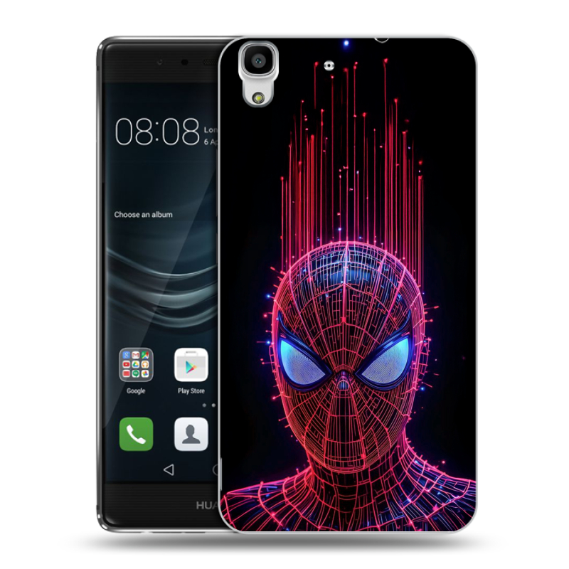 Силиконовый чехол на Huawei Y6II с принтом Spiderman Человек паук Силиконовый чехол на Huawei Y6II с принтом Spiderman Человек паук