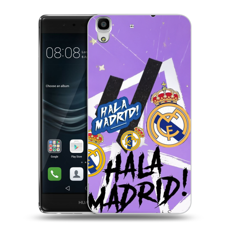 Силиконовый чехол на Huawei Y6II с принтом Real Madrid Реал Мадрид Силиконовый чехол на Huawei Y6II с принтом Real Madrid Реал Мадрид