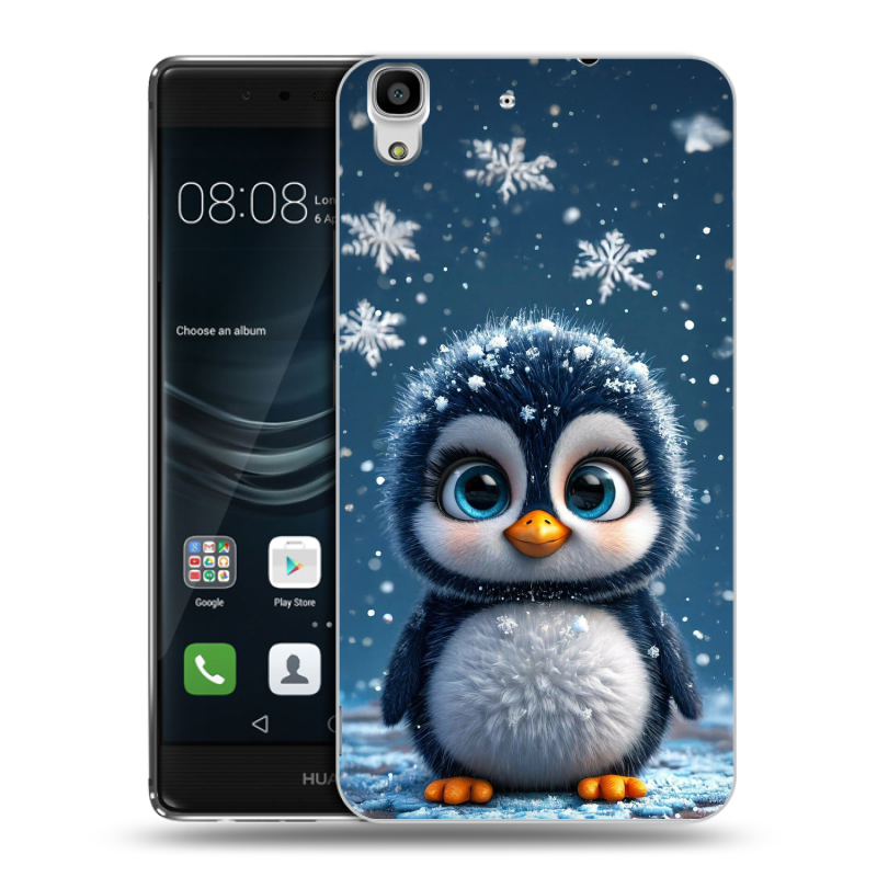 Пластиковый чехол на Huawei Y6II с принтом Новый год Пластиковый чехол на Huawei Y6II с принтом Новый год