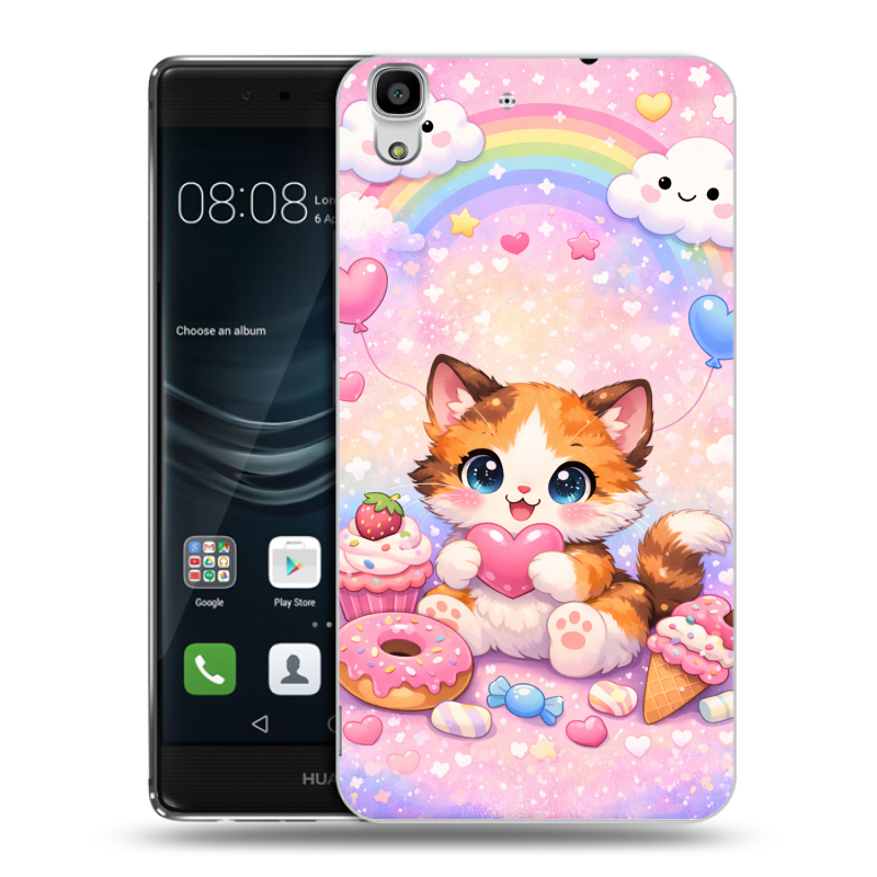 Силиконовый чехол на Huawei Y6II с принтом для девочек Силиконовый чехол на Huawei Y6II с принтом для девочек
